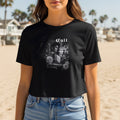 Black t-shirt with 