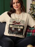 Cream t-shirt with 