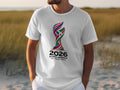 White t-shirt with 