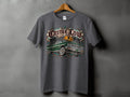 T-shirt graphic featuring 