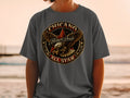 T-shirt with circular 