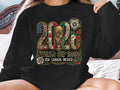 Black sweatshirt with 