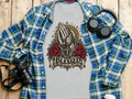 Gray t-shirt with 