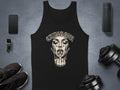 Black tank top with 