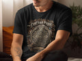 Black t-shirt with 