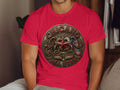 Chicano Brown All Star emblem with eagles and US flag shield.