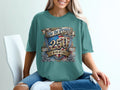 Teal t-shirt with 