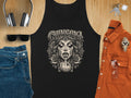 Black tank top with 