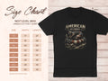 Size chart for Next Level 3600 unisex cotton t-shirt with snake graphic.