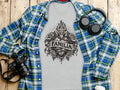 Gray t-shirt with 