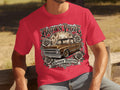 Red t-shirt with 