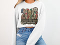 2026 World Cup USA Canada Mexico sweatshirt with soccer ball and flags.