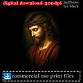 Jesus Christ wearing a crown of thorns, digital download for commercial use.