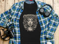 Black t-shirt with 