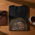 Black t-shirt with 