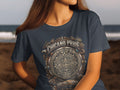 Dark t-shirt with 