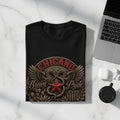 Black t-shirt with 