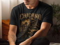 Black t-shirt with 