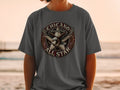 Brown All Star Chicano eagle emblem t-shirt.