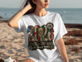World Cup 2026 USA Canada Mexico design on t-shirt.
