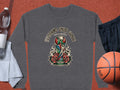 Grey sweatshirt with World Cup 2026 North America trophy logo.
