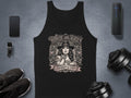 Black tank top with 