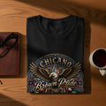 Black t-shirt with 