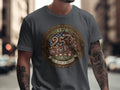 Dark grey t-shirt with 