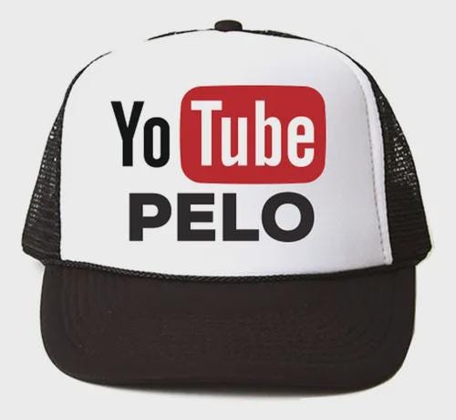yo tube pelo funny trucker hat-for gift