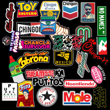 Mexico Stickers: Humor & Culture Vinyl Decals (Pack of 30)-FOR laptop