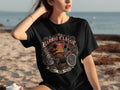 Black t-shirt with 