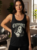 Black tank top with 
