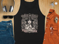 Black tank top with 
