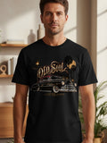 Black t-shirt with 