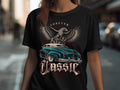Black t-shirt with 