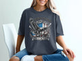 Eagle and American flag with 