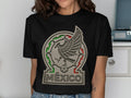 Black t-shirt with Mexico national football team crest and 