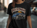 Black t-shirt with 