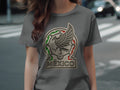 Gray t-shirt with the Mexico national football team logo.
