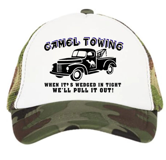 Camel Towing Adjustable Mesh Hat Trucker Cap trucker Hats for Men and Women , Funny Bachelorette Hats (Copy)
